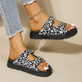 Exportthick sole slippersfashionnew arrival double-breasted slip-on sandals birkenstock summerplus size slippers beach women's shoes