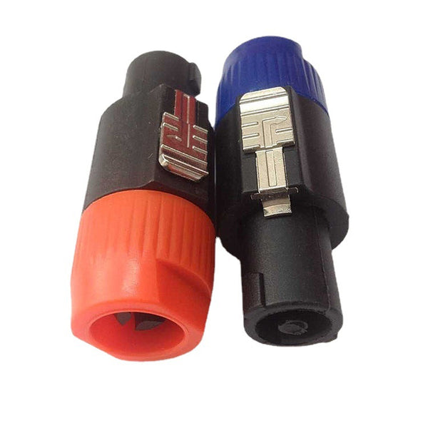 NL4FC four-core speaker professional plug, aviation plug, audio professional plug, Canon plug, ohm headband logo.