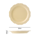 8.6inch shallow plate yellow