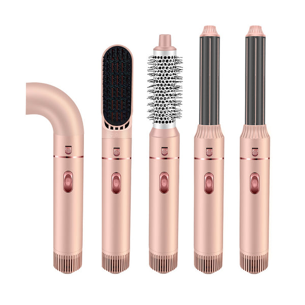 new five-in-one multi-head function portable hair dryer home automatic direct hot air comb curling iron