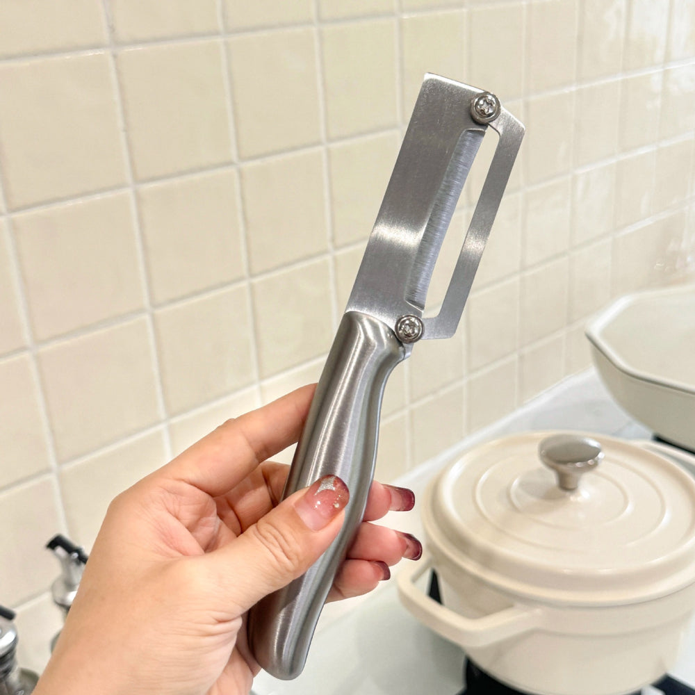 Stainless steel sugar cane peeling knife, kitchen special peeling knife, commercial thickeneded pumpkin and lettuce peeling knife, shaving
