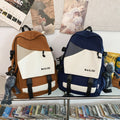 Backpack casual school bag for middle and high school students, travel, couples, and college students - multi-pocket, large capacity, double shoulder backpack