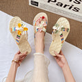 Trendy floral slides for women - new summer collection: unique design, non-slip soft sole, perfect for beach & pool