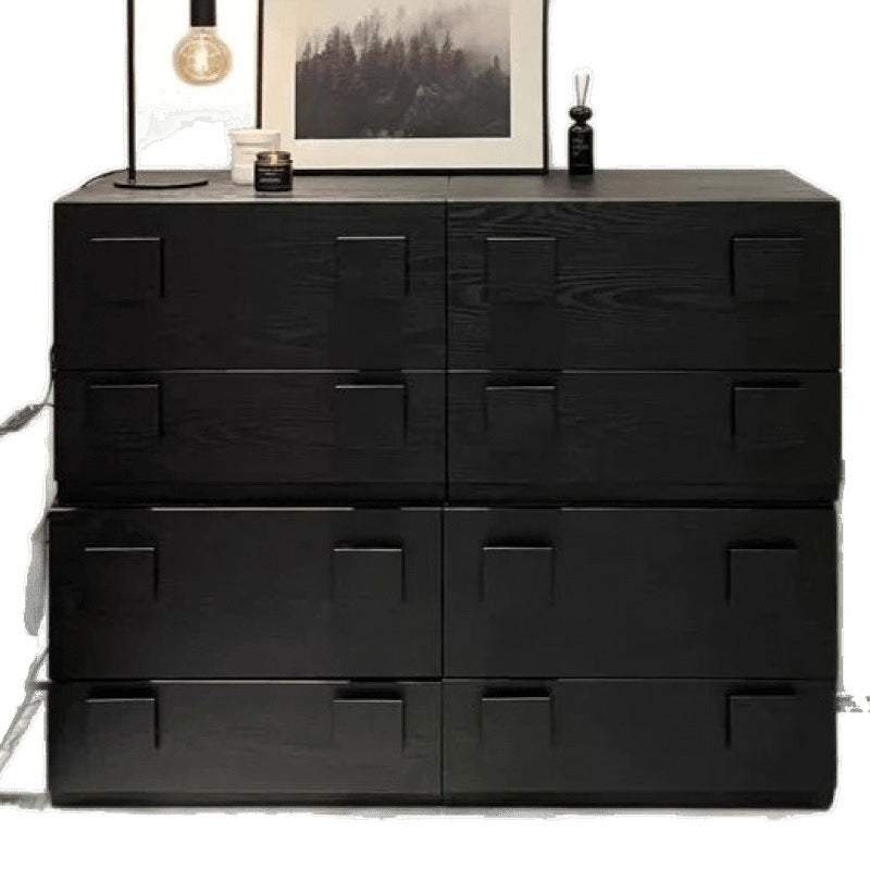 Solid wood TV cabinet, living room storage, medieval module side cabinet, American retro multi-functional floor-to-ceiling card cabinet, movable