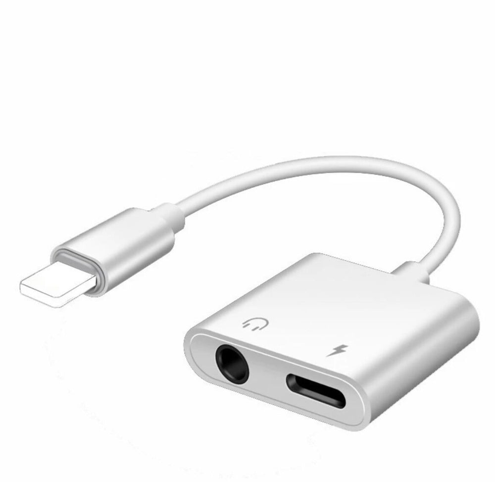 Suitable for apple iphone headphone conversion cable two-in-one 3.5mm to lightning audio charging adapter