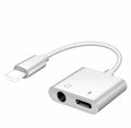 Suitable for apple iphone headphone conversion cable two-in-one 3.5mm to lightning audio charging adapter