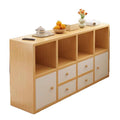 Simple bookcase all-in-one cabinet wall-mounted storage sofa side cabinet living room partition storage multi-layer storage cabinet bedside