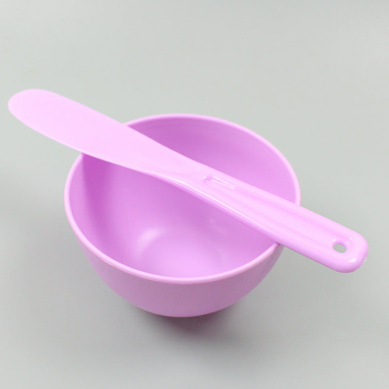 Beauty tools tpr imitation silicone mask bowl plastic soft bowl mask stick mixing bowl supplies beauty set medium size
