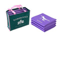 Foldable yoga mat pvc customizable oem factory professional fitness nap mat anti-slip thickened