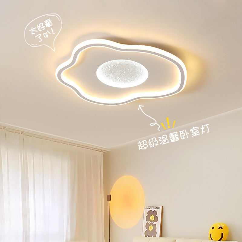 Bedroom light Simple modern led starry sky ceiling light Nordic creative cloud light Master bedroom book Children's room lighting E