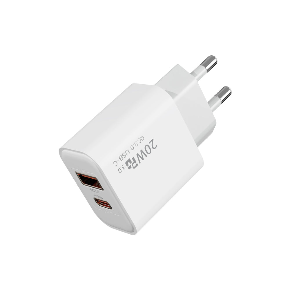 pd20w charging head dual-port charger european standard ce certification a+c full power suitable for apple fast charging head