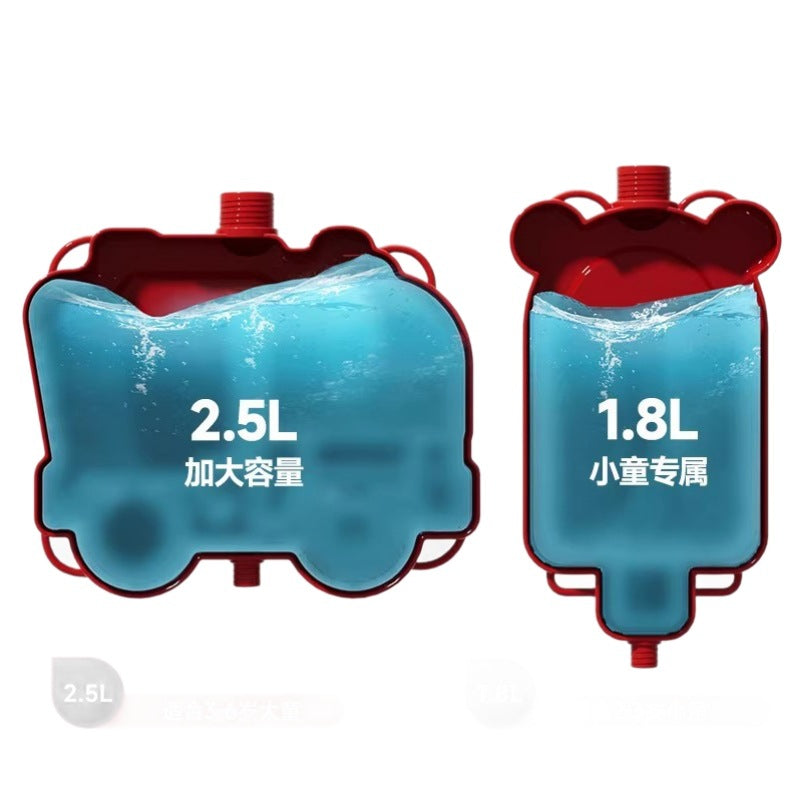 Kids' backpack water gun - pull-out, high-capacity water blaster for water fights, summer fun, beach play, boys & girls