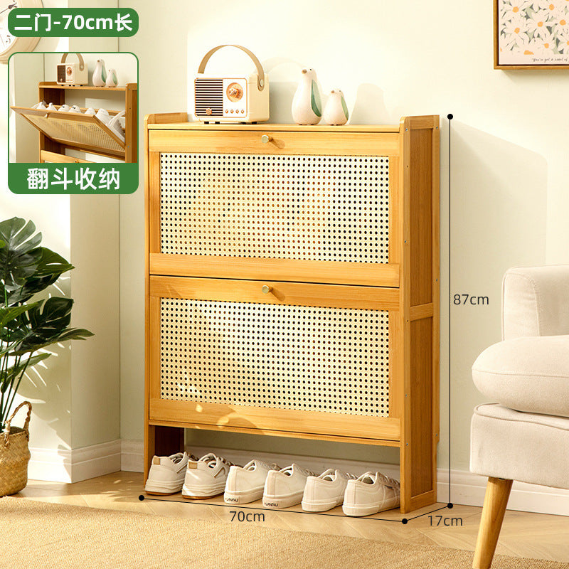 Simple shoe rack household door multi-layer with door dust-proof entry shoe rack shoe cabinet high vertical integrated storage rack