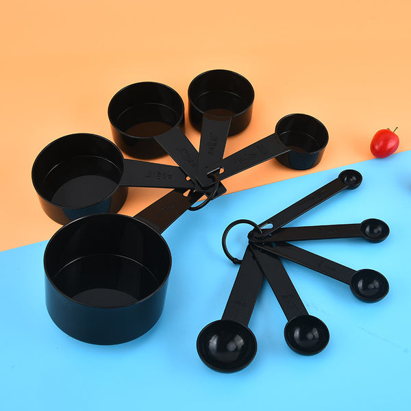 Plastic baking tools DIY cake milk powder coffee with graduated measuring cup measuring spoon, home baking weighing tool