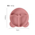 Soft pink dinner plate (with ears)