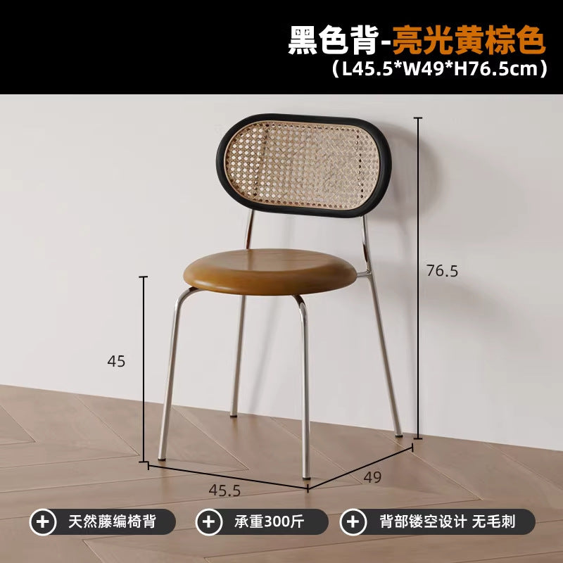 Used solid wood dining chair classy design living room dining table backrest for home foot pad retro popular big c chair dining chair