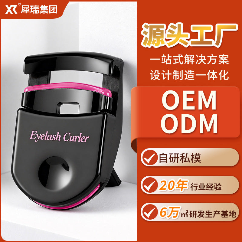 Rhino lady eyelash curler - no pinch, manual eyelash curling tool, mini wide angle eyelash curler, eyelash specific tool