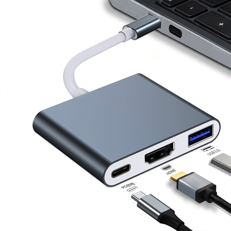 Customized 3-in-1 docking station usb 3.0 for switch, mac, and apple computer adapter