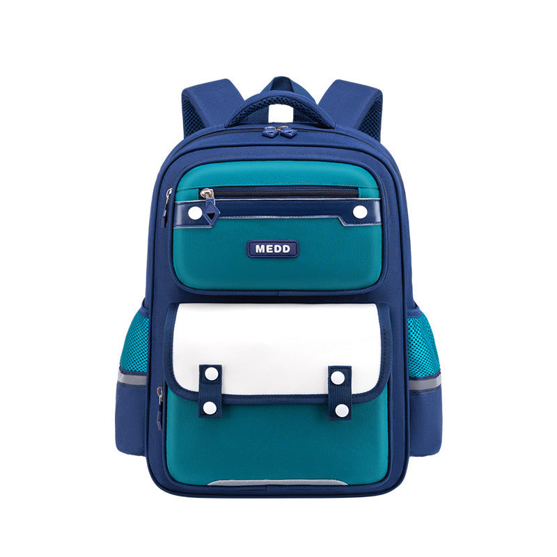 New Elementary School Bag Children's 3rd-6th Grade Elementary School Student Lightweight Oxford Cloth Breathable Backpack Wholesale Distribution