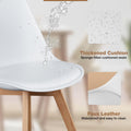 Dining chair eames chair tulip light luxury classy dining chair mail order packaging cross-border export chair