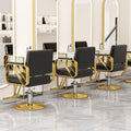Hairdressing shop special chair hair salon special hair cutting stool classy hairdressing perm and dyeing area adjustable seat hairdressing chair