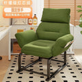 Lazy sofa chair for homesmall apartment multi-level adjustable plaid long sitting casual lounge chair bedroom foldable bed back chair