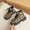 Fanka haomuplus size thick heel round toe leopard print short boots women's suede manufacturer in stockfall and winter women's boots