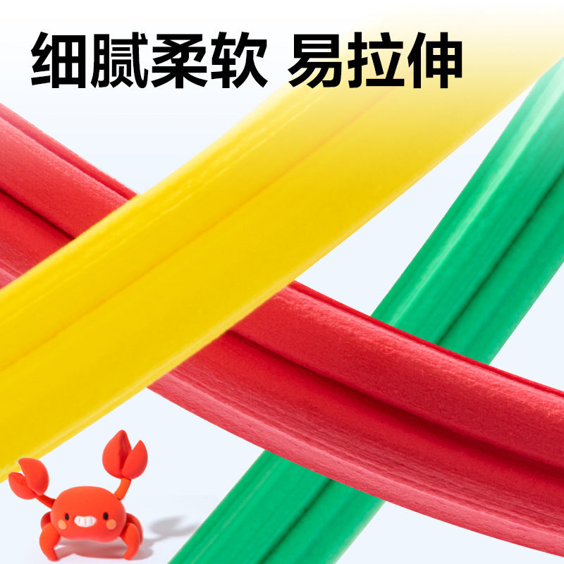 Deli YC666 clay 12/24/36 color, no odor and not easy to stick, free baffle easy-to-shape portable storage box