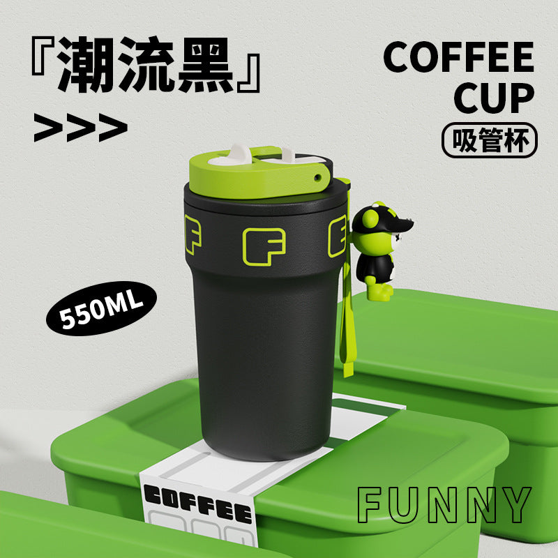 316 food-grade coffee mug with temperature display, stainless steel insulated tumbler, keeps drinks hot or cold, stylish water bottle, wholesale gift cups