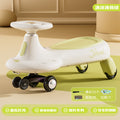 Kids twist car universal wheel model anti-rollover slip car music flash wheel balance rocking car model anti-rollover