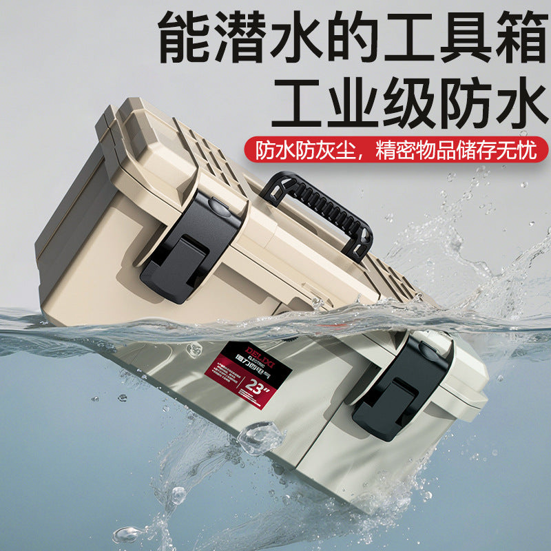 Delixi Electric Tool Box Hardware Multi-layer Thickened Waterproof Electrical Box Multifunctional Household Tool Storage Box