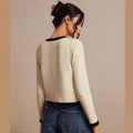 new european and american style fashionable women's knitted sweater - chic chanel-inspired design