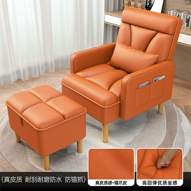 Bestselling single reclining sofa: comfortable lounger for living room, bedroom, balcony, office - perfect for napping or using as a computer chair