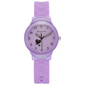 Ins candy color student watch with diamond small watch for girls, middle school student, high school student, girl quartz watch