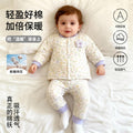 Handmade cotton-padded jacket and pants set for baby boys and girls - winter outfit for infants and toddlers - separated cotton-padded clothes - high-waisted thick set for babies