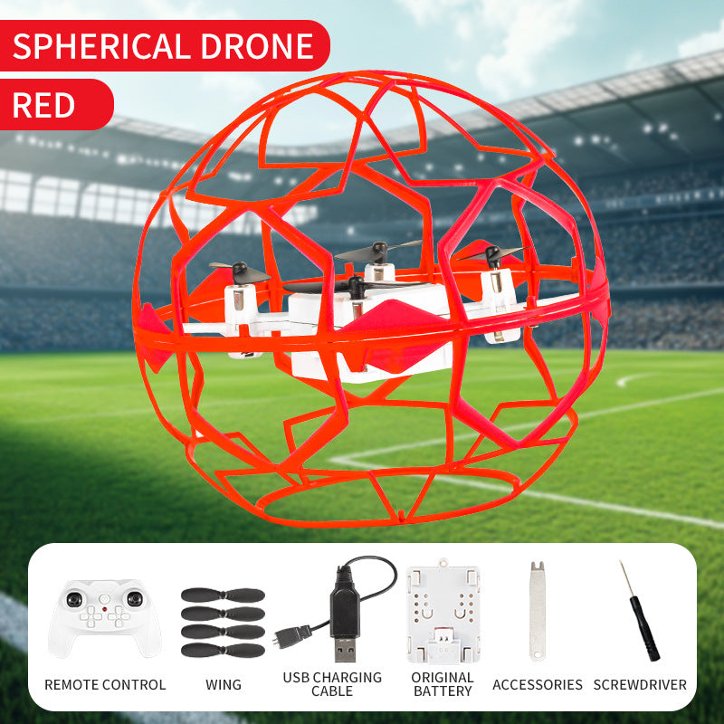 New remote control competition soccer drone - specifically designed for competitive play, teaching, and training - quadcopter soccer aircraft