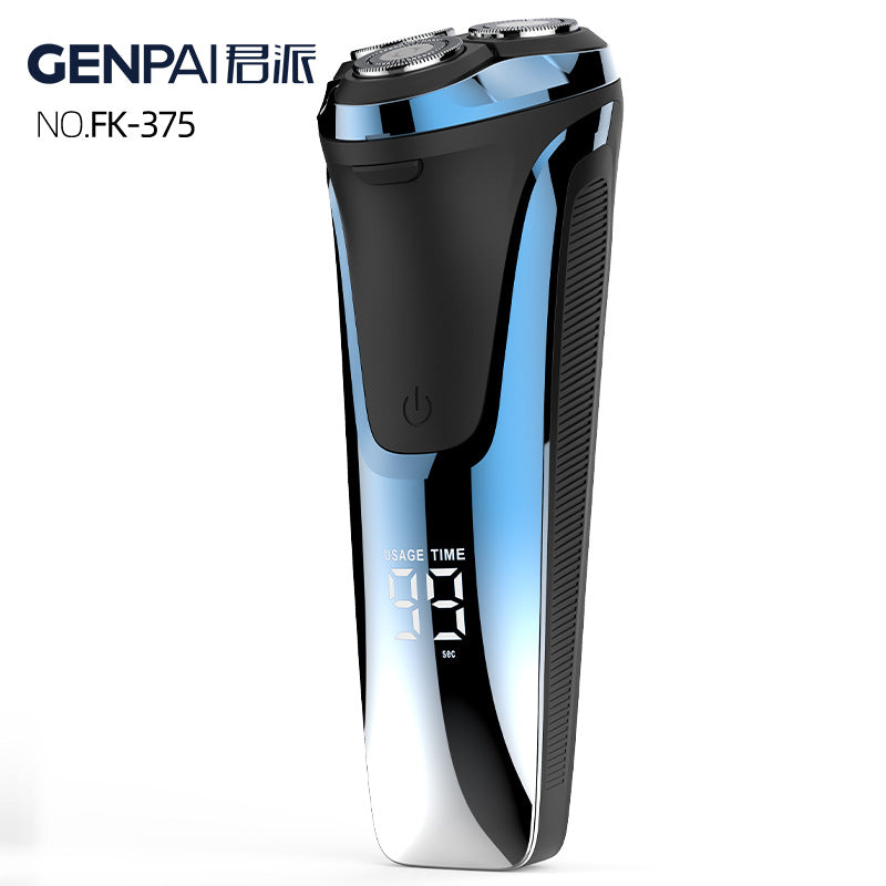 Floating 4d triple-blade razor, fully washable, rechargeable men's shaver, wholesale, compact & portable, cross-border
