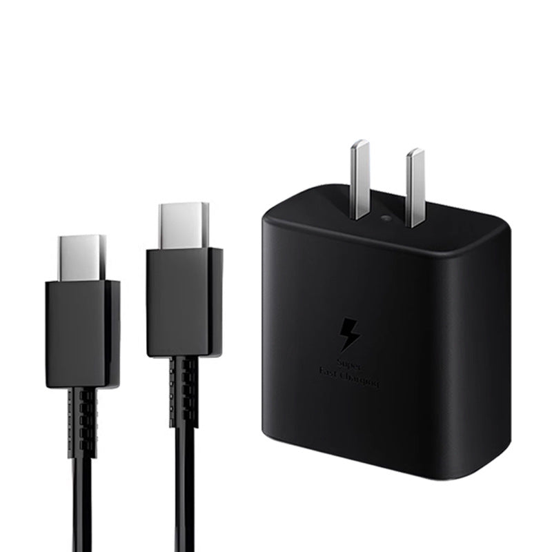 25w charger head, 45w compatible with samsung s8, s9, s10+, s20, s21, s22 ultra phone charging cable