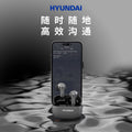 Hyundai modern y10 wireless bluetooth translation headset portable in-ear touch headset multi-language ai translation