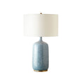 Rustic high-end living room study wine bottle ceramic american style bedroom bedside decor villa model room table lamp