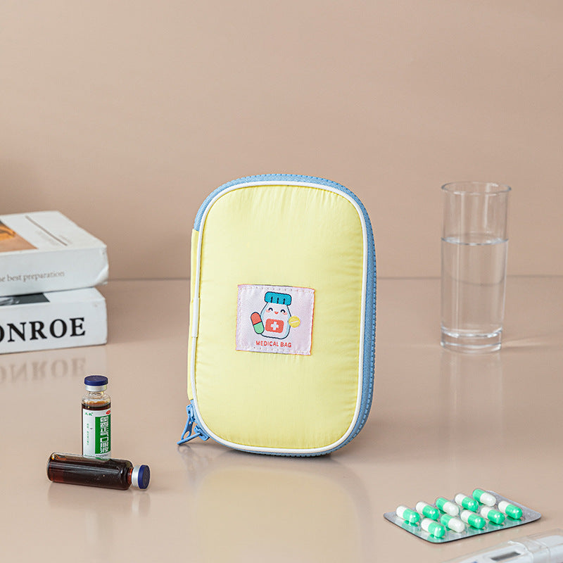 Nylon Medical Bag Soft Portable Drug Storage Bag Travel Portable First Aid Bag Multifunctional Hand Emergency Bag