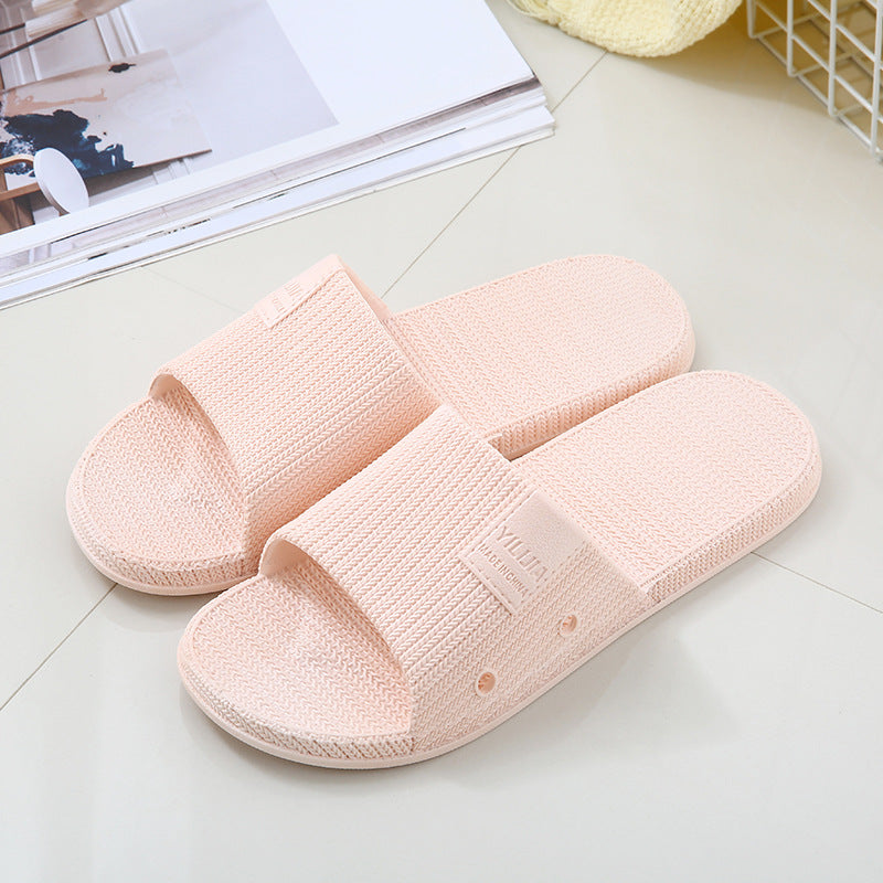 2023 new cartoon bathroom slippers for men, home bath non-slip slippers, couple's slippers for women, thick sole