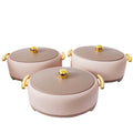 Food warmer containerexport2l-2.5l-3l3pcs egg-shaped high-legged insulated lunch box