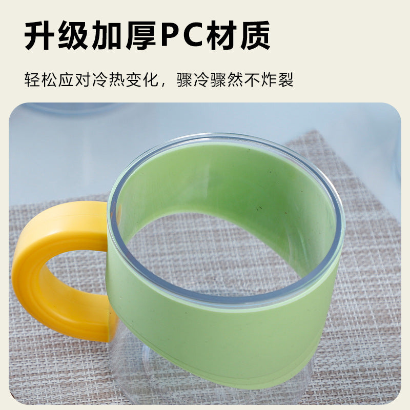 Macaron cute mushroom cup - one-touch start, hands-free blending for the office