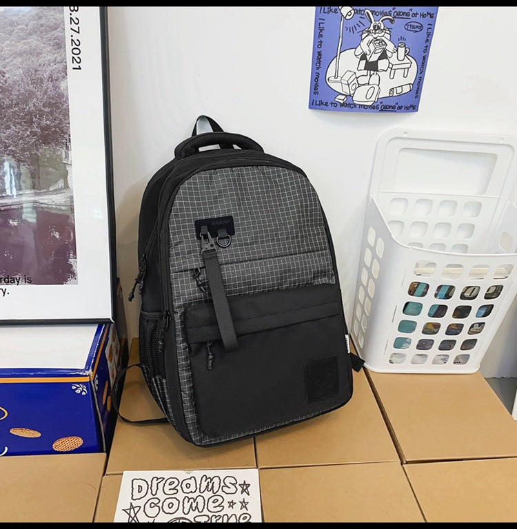 Backpack export model casual lightweight middle school student college student school bag large capacity casual travel breathable lightweight