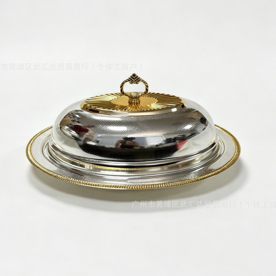 hot-selling creative dessert table tray iron single-layer cake plate cake stand fruit plate dessert plate