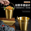 304 stainless steel popcorn bucket, chicken golden bucket, fried stall, tiger head bucket, ice bucket, stainless steel