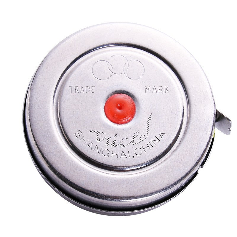 Three-ring stainless steel casing steel tape measure mini small tape measure 1.2m 3.5m metric high-precision measurement