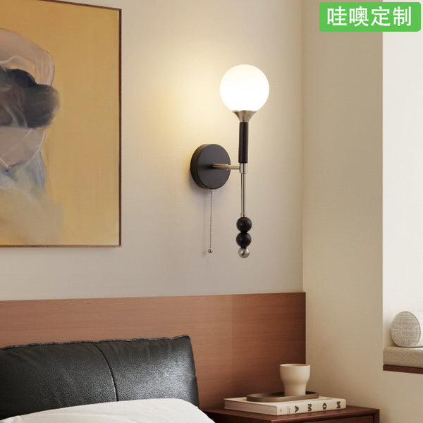 [Wow] Bedside lamp New modern simple American retro high-end creative personalized sofa Bedside wall lamp