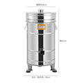Lifeng ts20 food dehydrator stainless steel commercial kitchen vegetable meat mince drying machine food oil removal and drying machine